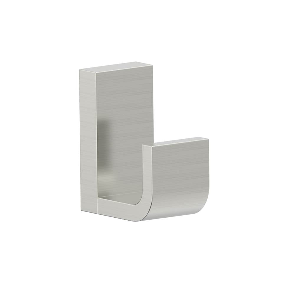 Kartners - BONN - Deep Robe Hook-Brushed Nickel - Brushed Nickel