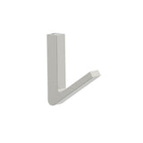Kartners - BONN - Large Coat Hook-Brushed Nickel - Brushed Nickel