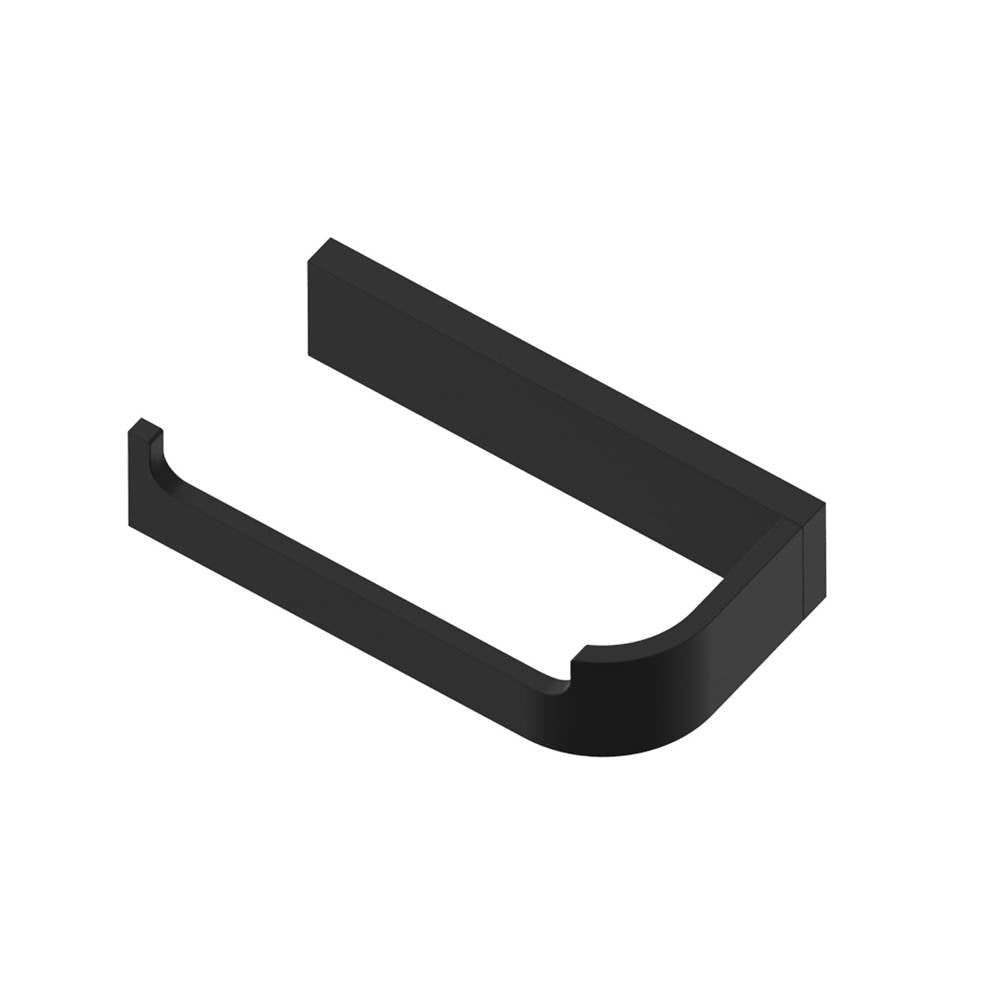 Kartners - BONN - Toilet Paper Holder (Left)-Matte Black - Matte Black