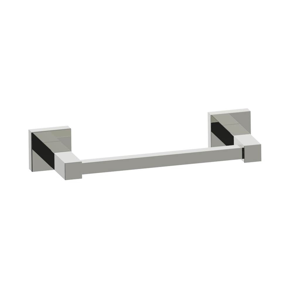 Kartners - LONDON - 9-inch Bathroom Towel Bar-Polished Nickel - Polished Nickel