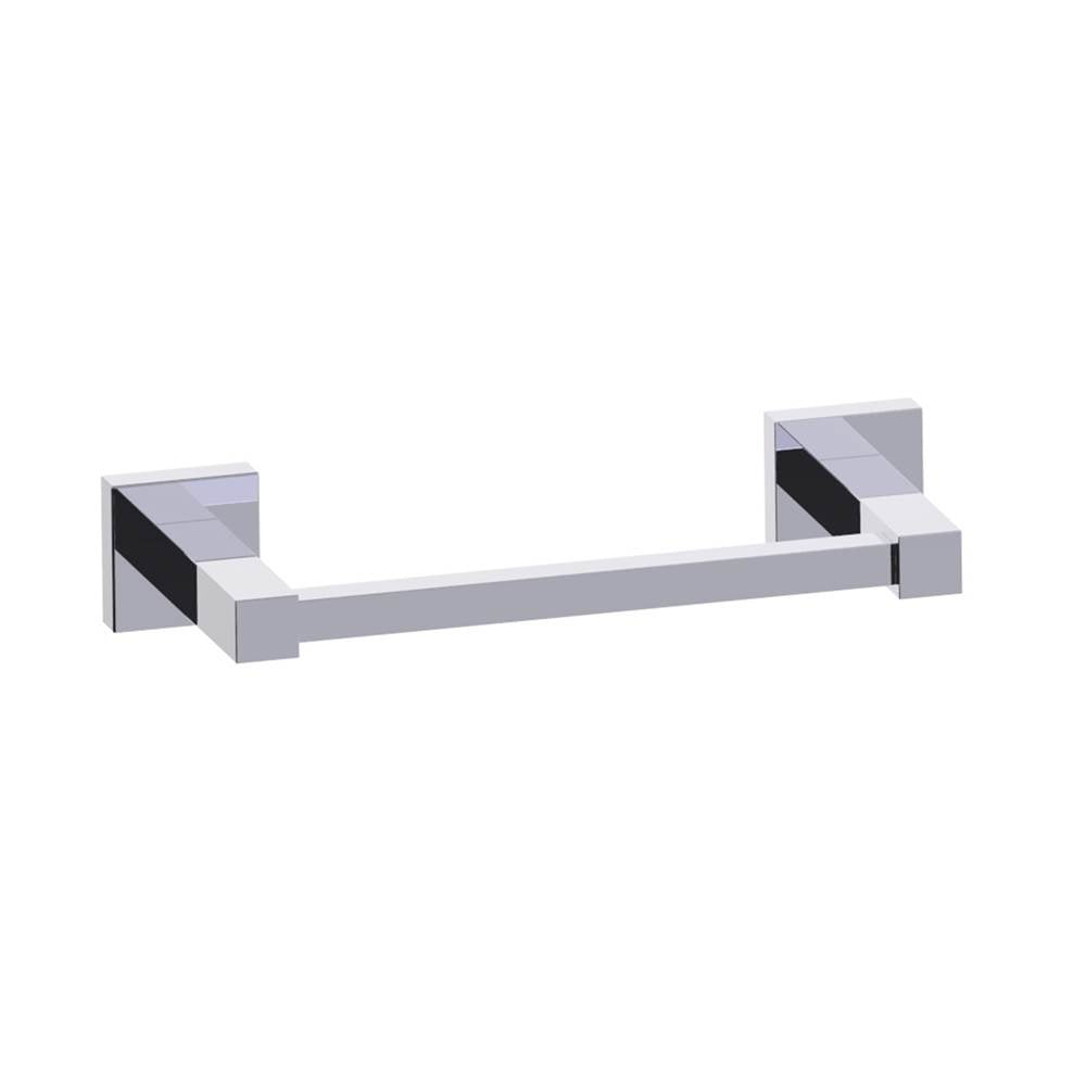 Kartners - LONDON - 9-inch Bathroom Towel Bar-Polished Chrome - Polished Chrome