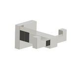 Kartners - LONDON - Double Prong Robe Hook -Polished Nickel - Polished Nickel