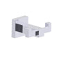 Kartners - LONDON - Double Prong Robe Hook -Polished Chrome - Polished Chrome