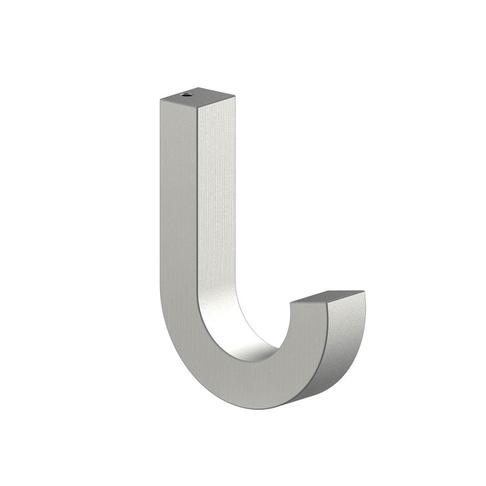 Kartners - LONDON - Large Robe Hook-Brushed Nickel - Brushed Nickel