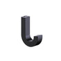 Kartners - LONDON - Small Robe Hook-Matte Black - Matte Black