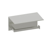 Kartners - LONDON - Toilet Paper Holder with Shelf-Brushed Nickel - Brushed Nickel