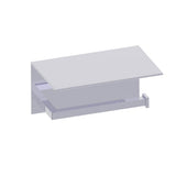 Kartners - LONDON - Toilet Paper Holder with Shelf-Polished Chrome - Polished Chrome