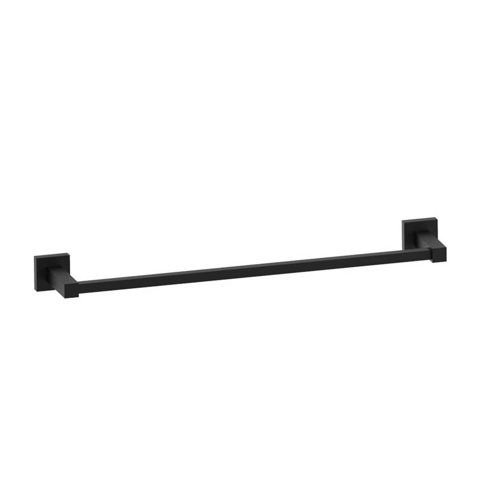 Kartners - LONDON - 18-inch Bathroom Towel Bar-Matte Black - Matte Black