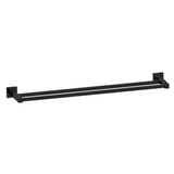 Kartners - LONDON - 24-inch Double Bathroom Towel Bar-Matte Black - Matte Black