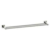Kartners - LONDON - 24-inch Double Bathroom Towel Bar-Polished Nickel - Polished Nickel