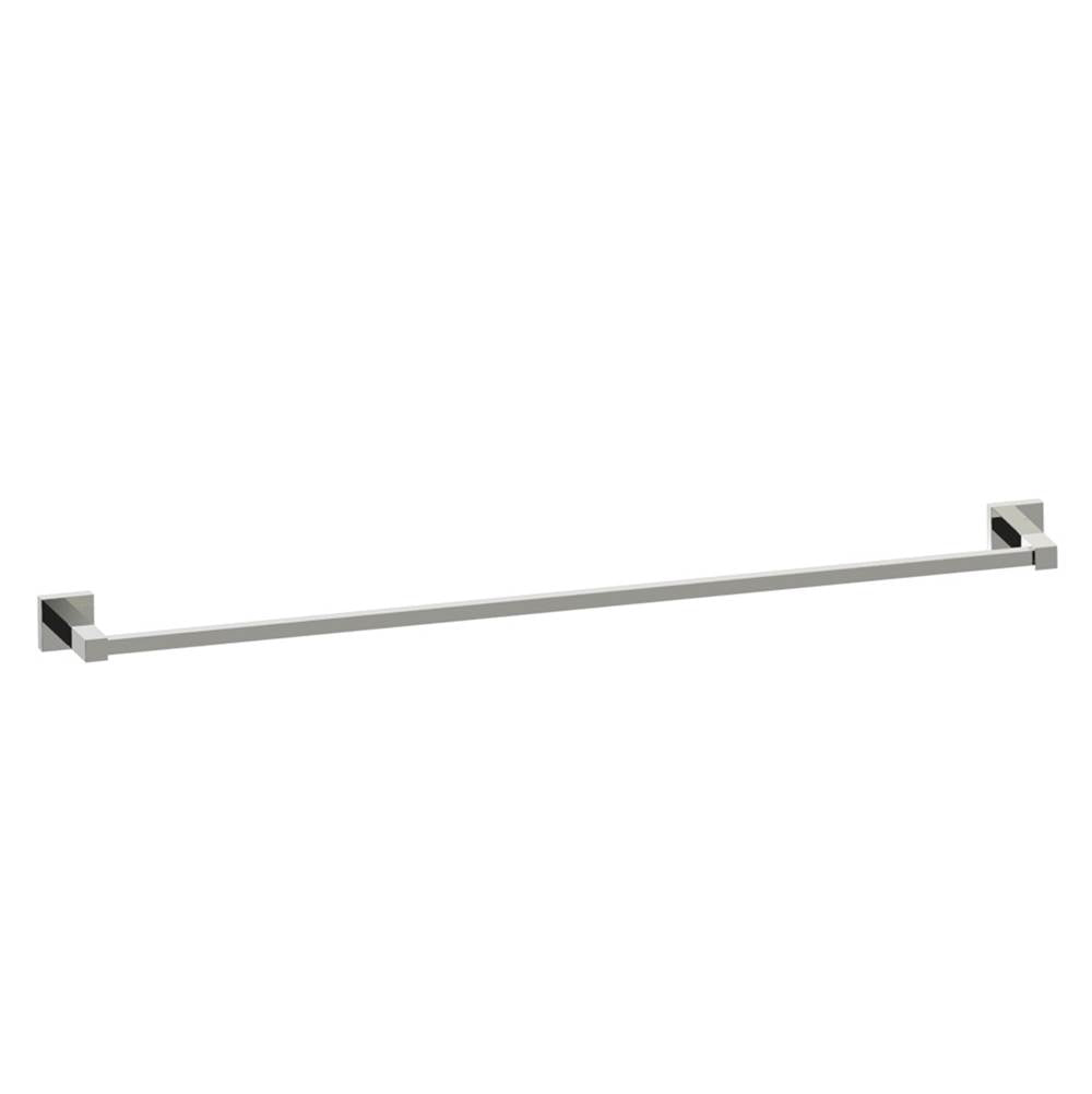 Kartners - LONDON - 30-inch Bathroom Towel Bar-Polished Nickel - Polished Nickel