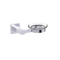 Kartners - LONDON - Wall Mounted Soap Dish with Chrome Glass-Polished Chrome - Polished Chrome