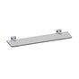Kartners - LONDON - 20-inch Glass Shelf-Polished Chrome - Polished Chrome