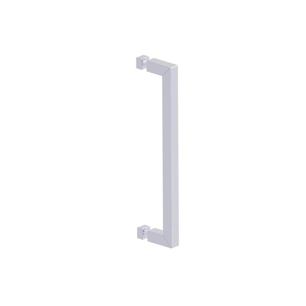 Kartners - LONDON -12-inch Shower Door Handle-Polished Chrome - Polished Chrome