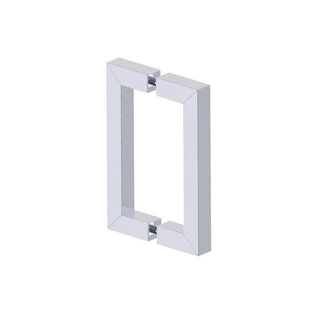 Kartners - LONDON - 6-inch Double Shower Door Handle-Polished Chrome - Polished Chrome