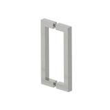 Kartners - LONDON - 8-inch Double Shower Door Handle-Brushed Nickel - Brushed Nickel