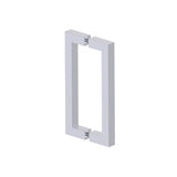 Kartners - LONDON - 8-inch Double Shower Door Handle-Polished Chrome - Polished Chrome