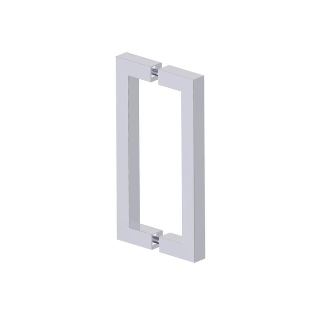 Kartners - LONDON - 8-inch Double Shower Door Handle-Polished Chrome - Polished Chrome