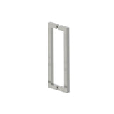 Kartners - LONDON - 12-inch Double Shower Door Handle-Brushed Nickel - Brushed Nickel