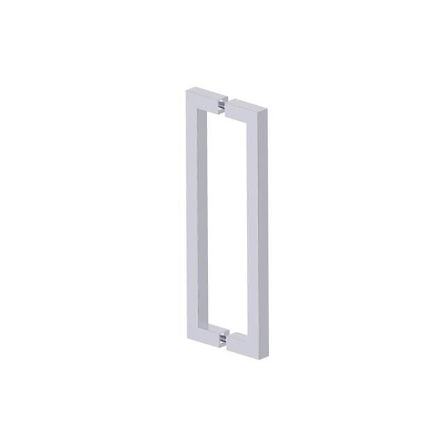 Kartners - LONDON - 12-inch Double Shower Door Handle-Polished Chrome - Polished Chrome