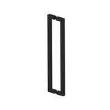 Kartners - LONDON - 18-inch Double Shower Door Handle-Matte Black - Matte Black