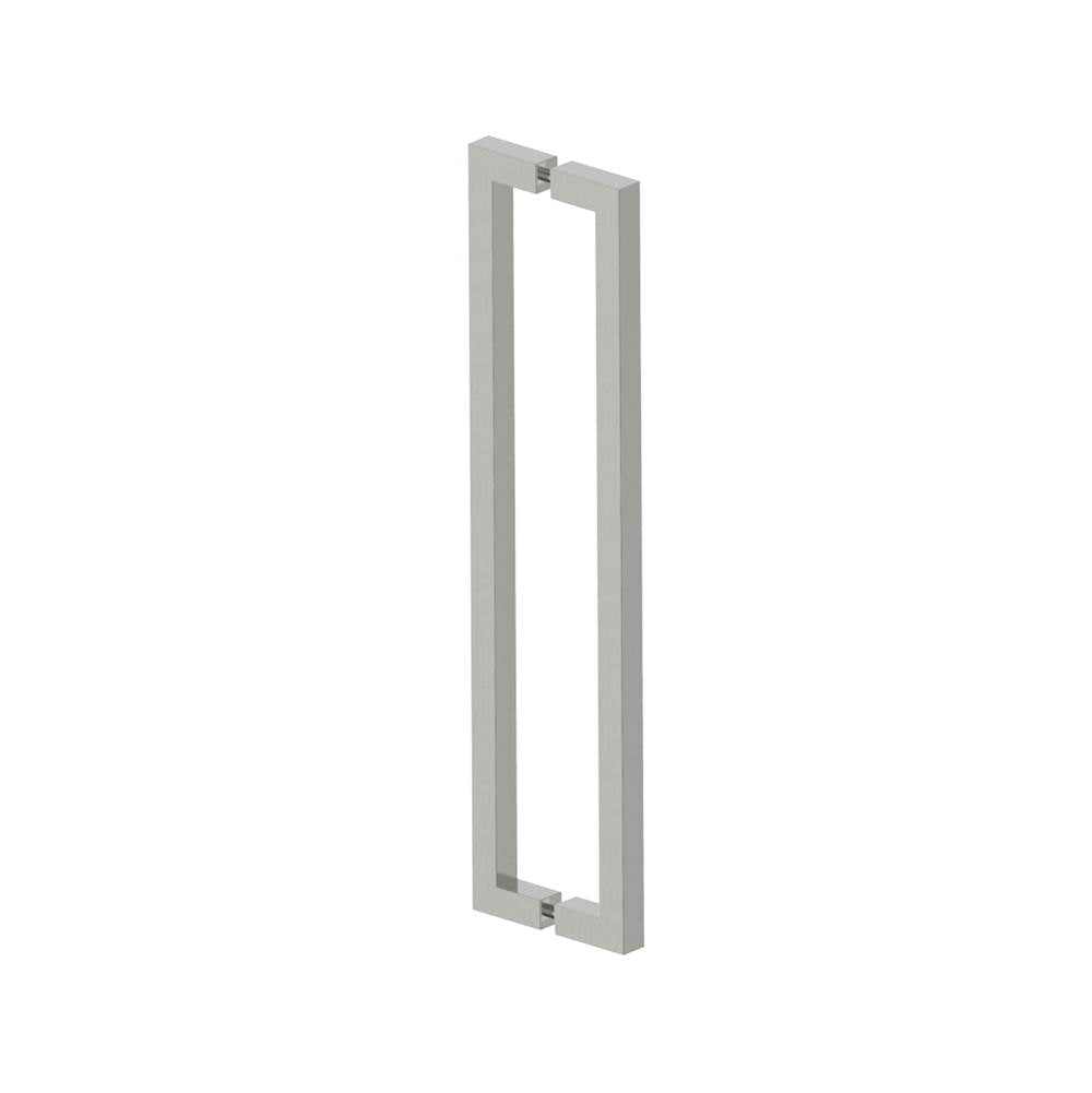 Kartners - LONDON - 18-inch Double Shower Door Handle-Brushed Nickel - Brushed Nickel