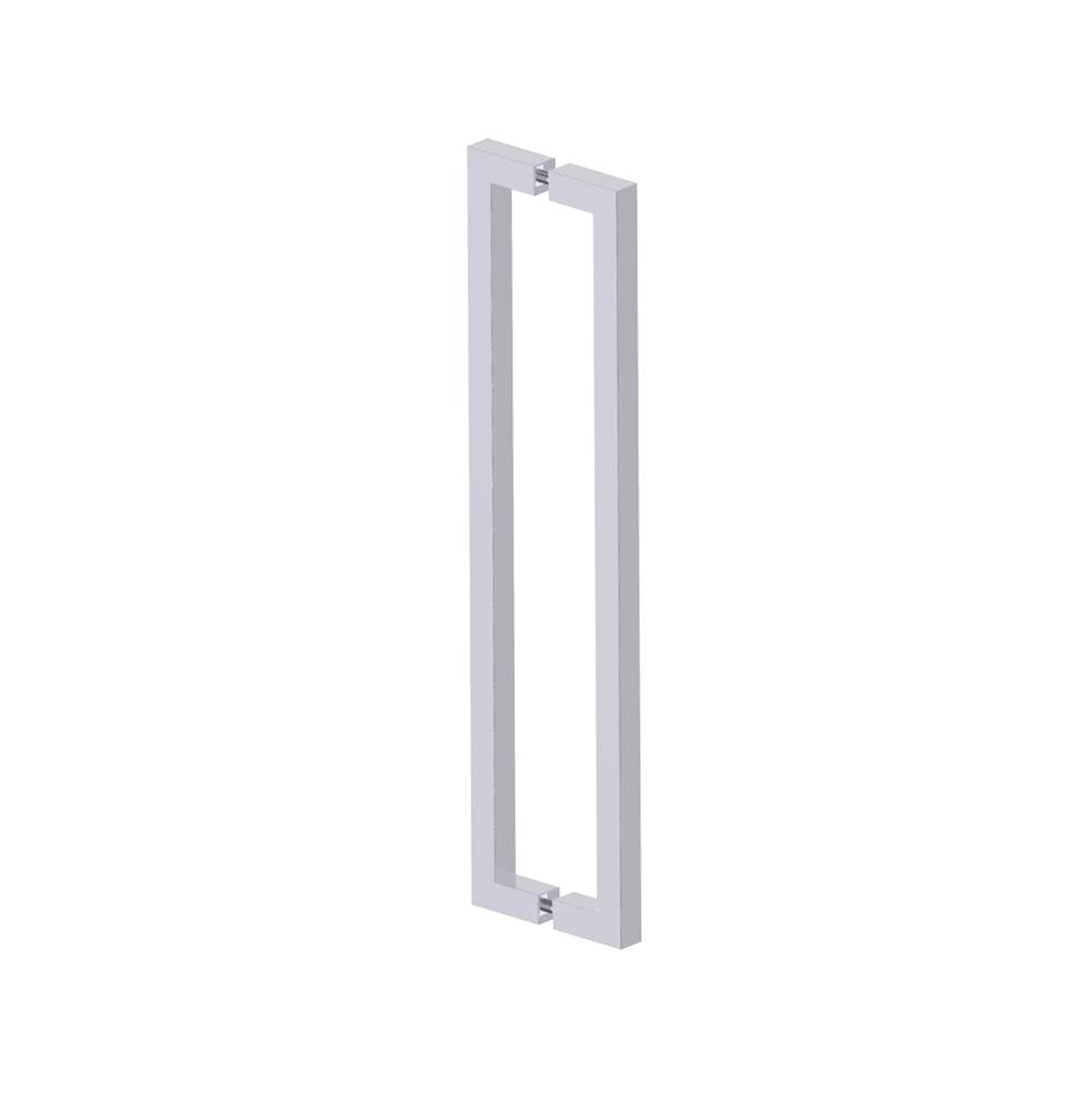 Kartners - LONDON - 18-inch Double Shower Door Handle-Polished Chrome - Polished Chrome