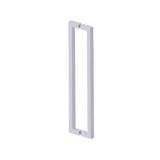 Kartners - LONDON - 18-inch Double Shower Door Handle-Polished Chrome - Polished Chrome