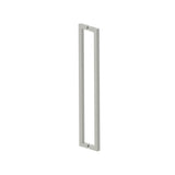 Kartners - LONDON - 24-inch Double Shower Door Handle-Polished Nickel - Polished Nickel