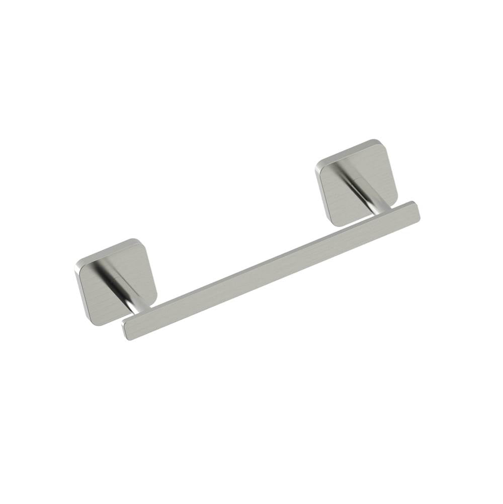 Kartners - MILAN - 9-inch Bathroom Towel Bar-Brushed Nickel - Brushed Nickel