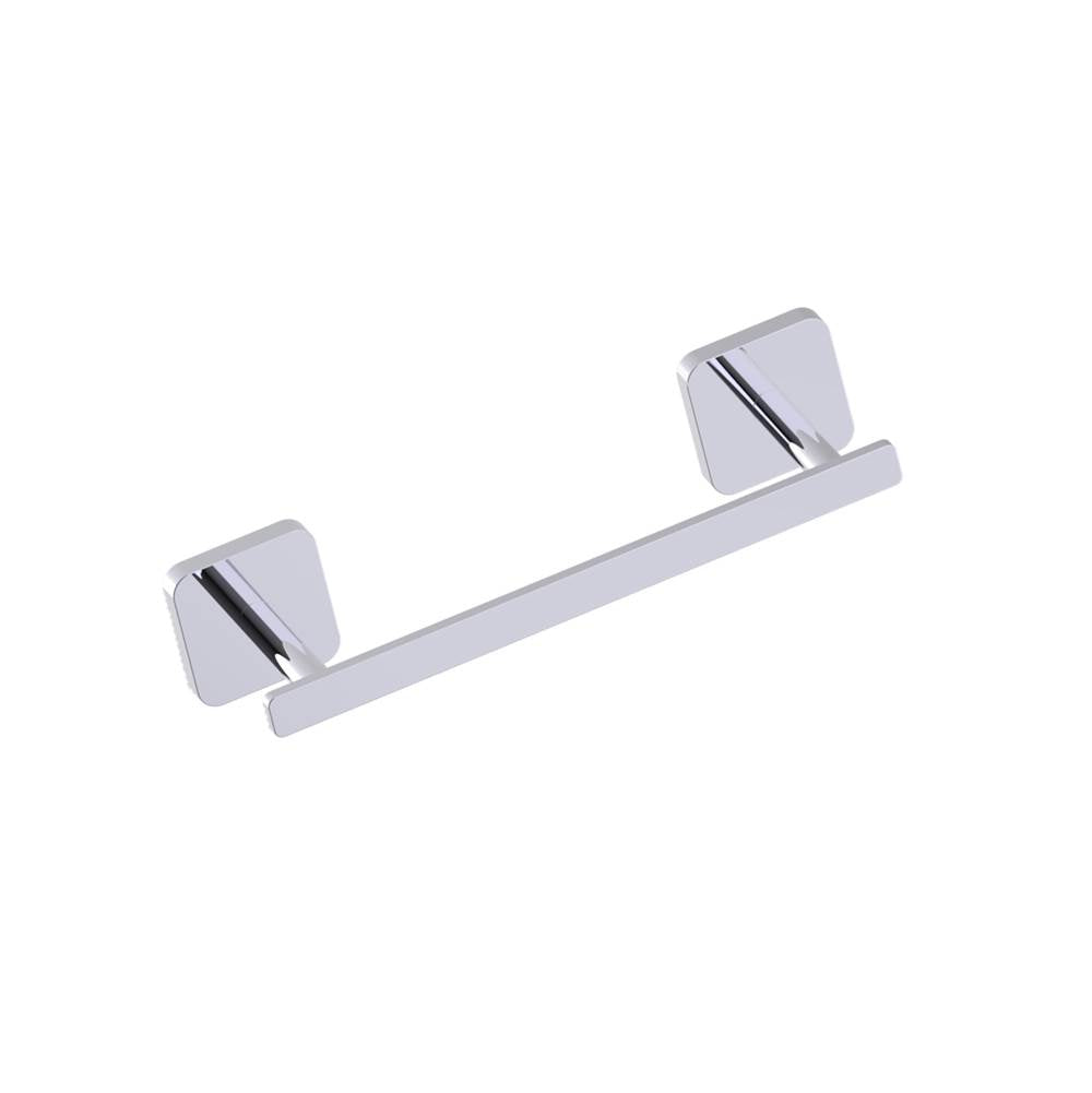 Kartners - MILAN - 9-inch Bathroom Towel Bar-Polished Chrome - Polished Chrome