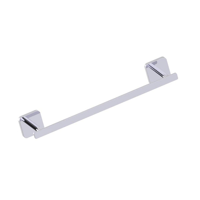 Kartners - MILAN - 12-inch Bathroom Towel Bar-Polished Chrome - Polished Chrome