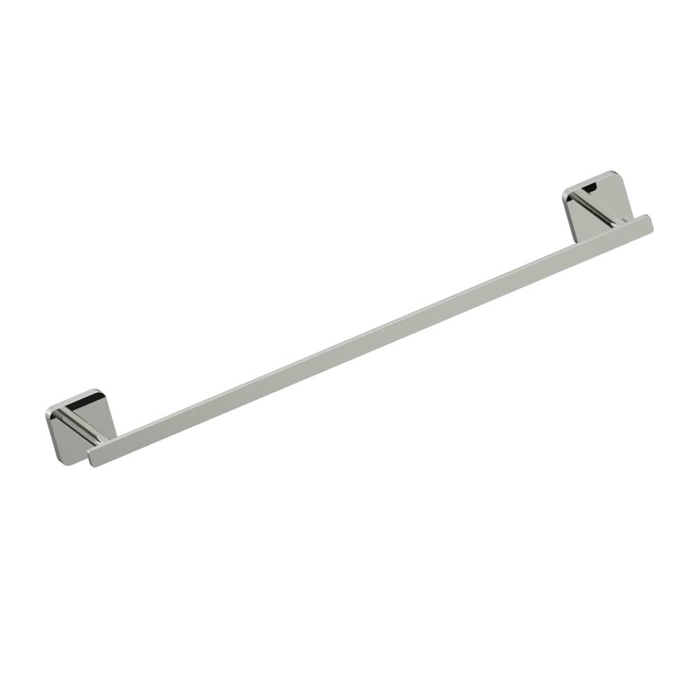 Kartners - MILAN - 18-inch Bathroom Towel Bar-Polished Nickel - Polished Nickel