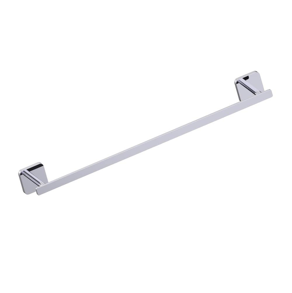 Kartners - MILAN - 18-inch Bathroom Towel Bar-Polished Chrome - Polished Chrome