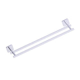 Kartners - MILAN - 18-inch Double Bathroom Towel Bar-Polished Chrome - Polished Chrome