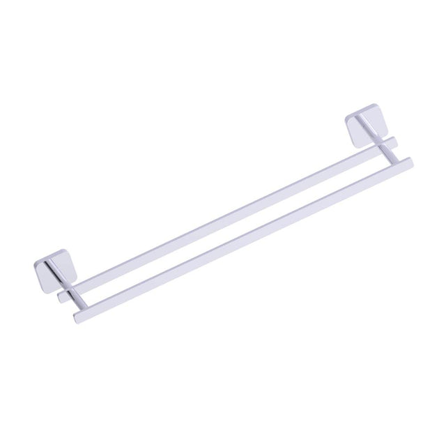 Kartners - MILAN - 18-inch Double Bathroom Towel Bar-Polished Chrome - Polished Chrome