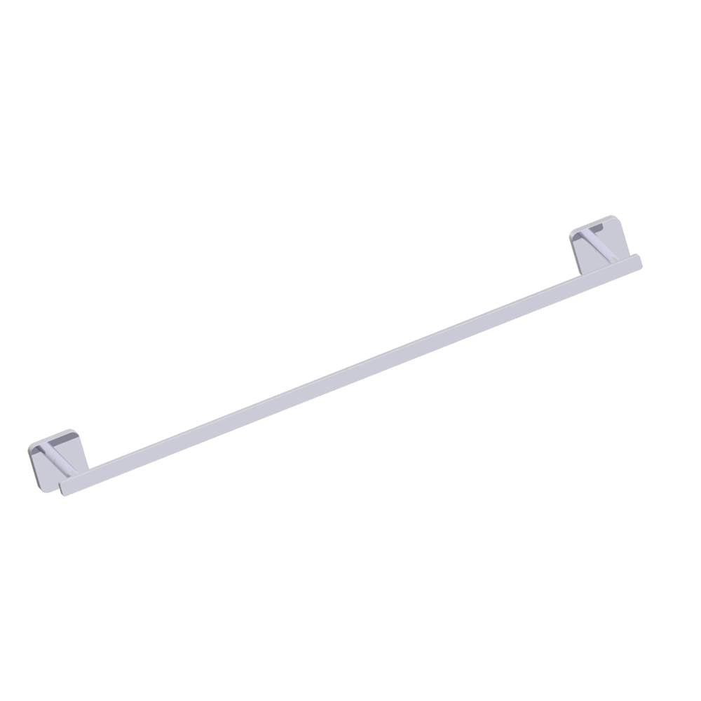 Kartners - MILAN - 24-inch Bathroom Towel Bar-Polished Chrome - Polished Chrome