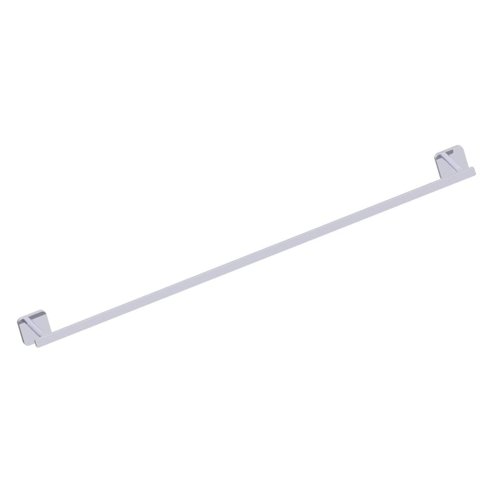Kartners - MILAN - 30-inch Bathroom Towel Bar-Polished Chrome - Polished Chrome