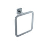 Kartners - MILAN - Square Towel Ring-Polished Chrome - Polished Chrome