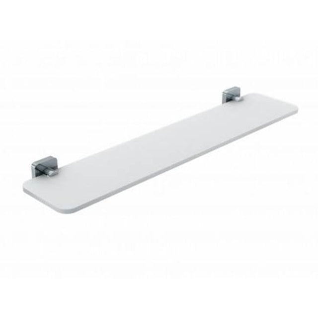 Kartners - MILAN - 20-inch Glass Shelf-Polished Chrome - Polished Chrome
