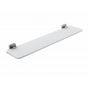 Kartners - MILAN - 20-inch Glass Shelf-Polished Chrome - Polished Chrome