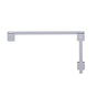Kartners - MILAN - 8-inch x 18-inch Offset Shower Door Handles -Polished Chrome - Polished Chrome