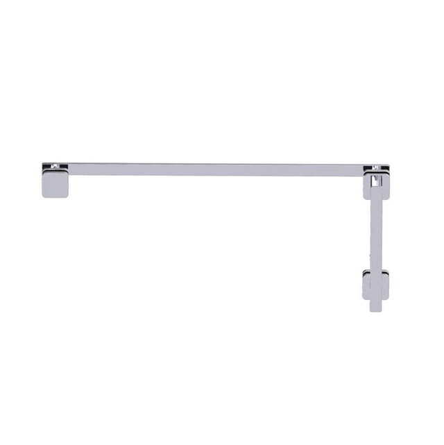Kartners - MILAN - 8-inch x 24-inch Offset Shower Door Handles -Polished Chrome - Polished Chrome