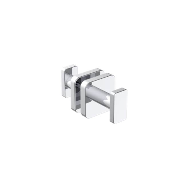 Kartners - MILAN - Double Shower Door Handle-Polished Chrome - Polished Chrome