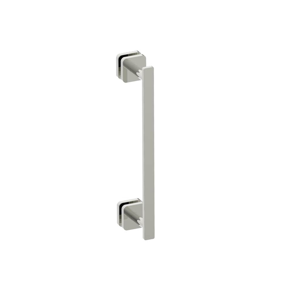 Kartners - MILAN -12-inch Shower Door Handle-Polished Nickel - Polished Nickel