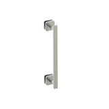 Kartners - MILAN -12-inch Shower Door Handle-Brushed Nickel - Brushed Nickel