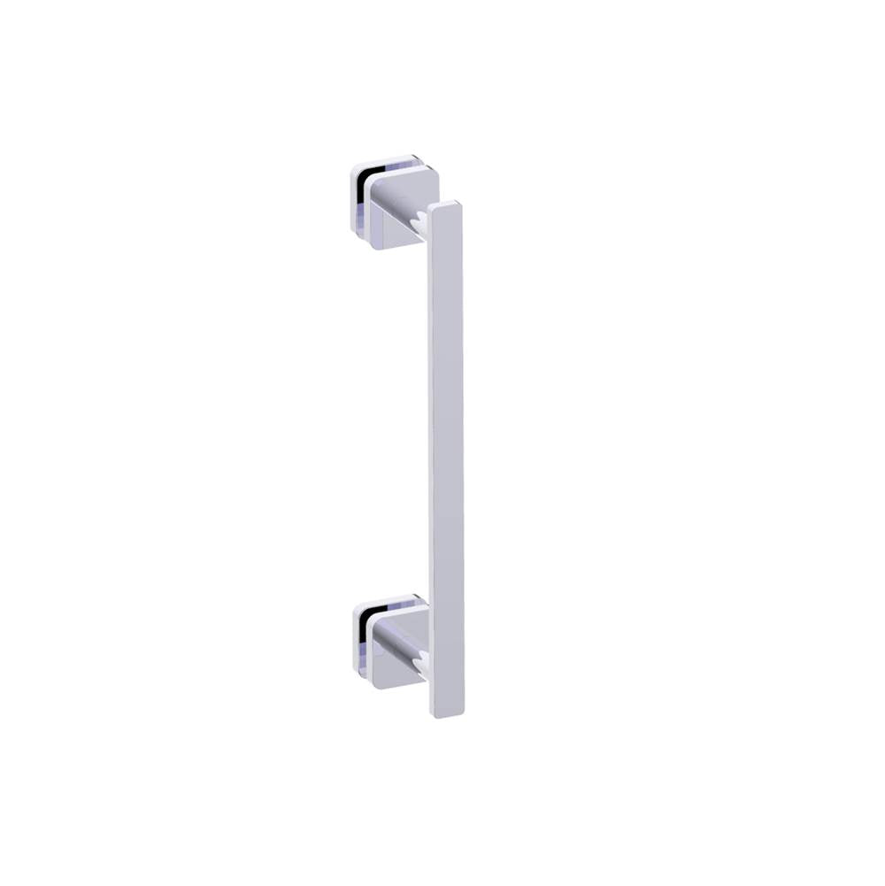 Kartners - MILAN -12-inch Shower Door Handle-Polished Chrome - Polished Chrome