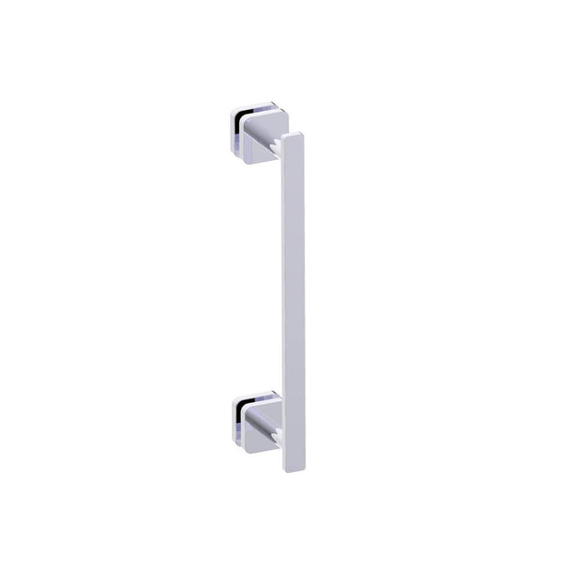 Kartners - MILAN -12-inch Shower Door Handle-Polished Chrome - Polished Chrome