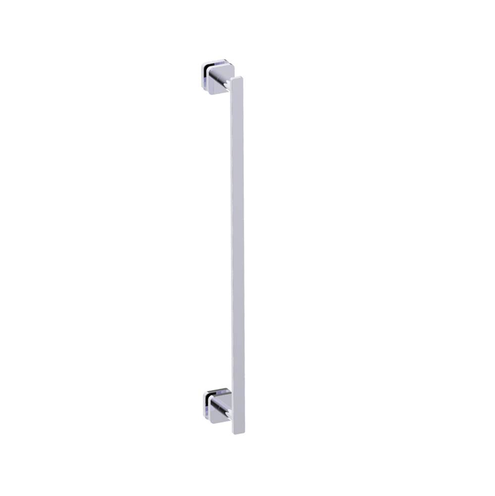 Kartners - MILAN - 24-inch Shower Door Handle-Polished Chrome - Polished Chrome