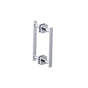 Kartners - MILAN - 8-inch Double Shower Door Handle-Polished Chrome - Polished Chrome